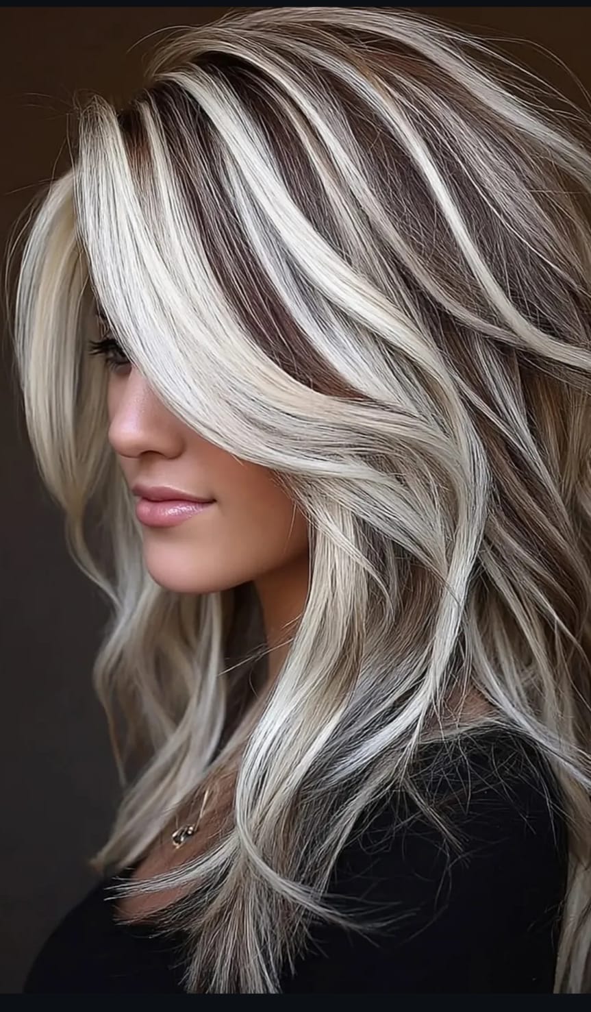 Balayage highlights na srednjoj dužini kose